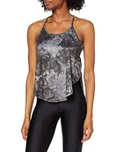 Koszulki i topy damskie - Under Armour Flo Ink Print Tank damska koszulka sportowa, szary, XS - miniaturka - grafika 1