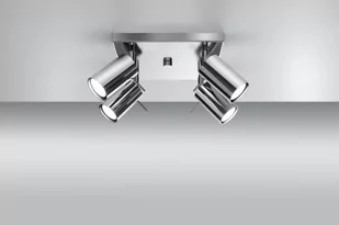 Sollux Lighting Plafon RING 4 chrom - Lampy sufitowe - miniaturka - grafika 1