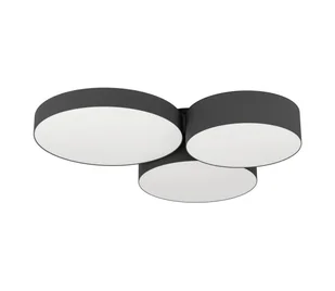 Eglo 900853-LEDRGBW Plafon ściemnialny BARBANO-Z 3xLED/7,5W/230V czarny - Lampy sufitowe - miniaturka - grafika 1