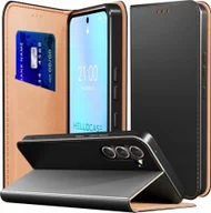 Etui i futerały do telefonów - Hello Case Etui z Klapką do Samsung Galaxy S23 Skórzane, Magnetyczne, Czarne, Kabura - miniaturka - grafika 1