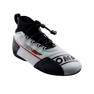 Buty kartingowe OMP KS-2F białe - Odzież do sportów motorowych - miniaturka - grafika 1