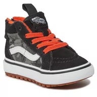 Sneakersy damskie - Sneakersy Vans Td Sk8-Hi Zip Mte-1 VN0A5HZ3GOR1 Grey/Orange - miniaturka - grafika 1