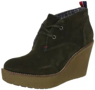 Kozaki damskie - Tommy Hilfiger Winnie 1 FW56814829 damskie kozaki, brązowy - Braun Duffle Bag 372-42 EU - miniaturka - grafika 1