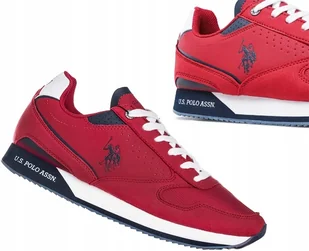 Buty sportowe męskie U.s. Polo Assn. 003A-Czerwone - Buty sportowe męskie - miniaturka - grafika 1
