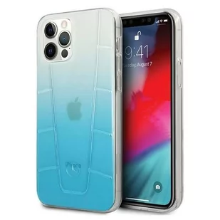 Mercedes MEHCP12MCLGBL iPhone 12/12 Pro 6,1" niebieski/blue hardcase Transparent Line - Etui i futerały do telefonów - miniaturka - grafika 1