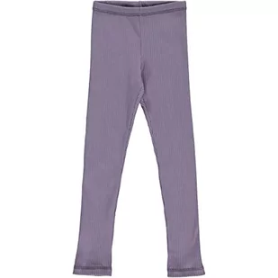 Müsli by Green Cotton Dziewczęce legginsy Cozy Rib, Lilac Fog, 110 cm - Legginsy - miniaturka - grafika 1