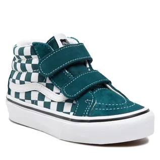 Buty dla chłopców - Sneakersy Vans - Sk8-Mid Reissue VN0A38HH60Q1 Color Theory Checkerboard - grafika 1