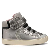 Buty dla dziewczynek - Sneakersy Geox B Gisli B461MA 0AJ02 C1363 M Srebrny - miniaturka - grafika 1