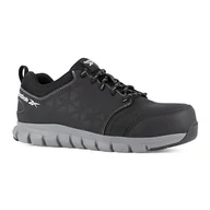 Obuwie robocze - REEBOK WORK IB1036S3 Excel lekkie męskie aluminiowe palce, wodoodporne, sportowe trampki bezpieczeństwa, 42, czarne - miniaturka - grafika 1