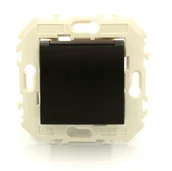 Inne akcesoria elektryczne - EFAPEL QUADRO45 GNIAZDO POJEDYNCZE Z UZIEMIENIEM Z KLAPKĄ 45475 KWPM - miniaturka - grafika 1