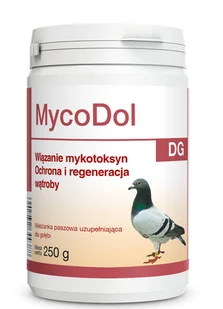 DOLFOS Mycodol DG 250g - ochrona i regeneracja wątroby gołębie - Witaminy i odżywki dla ptaków - miniaturka - grafika 1