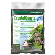 Podłoże do akwarium - DENNERLE Crystal Żwir kwarcowy 5kg czarny - miniaturka - grafika 1