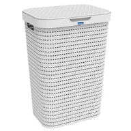 Kosze na bieliznę - ROTHO Kosz na pranie ROTHO Country 55L Biały 1032701100 - miniaturka - grafika 1