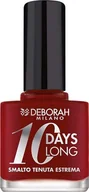 Lakiery do paznokci - Deborah Deborah, 10 Days Long, Quick-Dry, Nail Polish, 161, Dark Red, 11 ml For Women - miniaturka - grafika 1