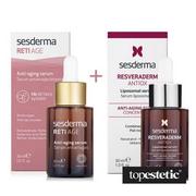 Zestawy kosmetyków damskich - Sesderma Reti Age Serum Anti Aging + Resveraderm Liposomal Serum ZESTAW Serum przeciwzmarszczkowe 30 ml + Serum liposomowe 30 ml - miniaturka - grafika 1