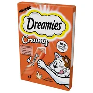 Przysmaki dla kotów - DREAMIES Creamy  Kurczak 4x10g - miniaturka - grafika 1
