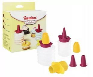 Zestaw do przygotowania ciastek Metaltex Cupcake & Muffin - Pozostałe akcesoria kuchenne - miniaturka - grafika 1