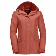 Kurtki damskie - Zimowa kurtka damska Jack Wolfskin PARK AVENUE JACKET autumn red - S - miniaturka - grafika 1