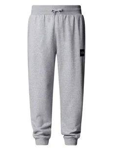 The North Face Spodnie dresowe Fine NF0A8C1K Szary Tapered Fit - Spodnie sportowe męskie - miniaturka - grafika 1
