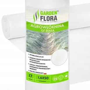 Agrowłóknina Biała P-17 UV 1,6m x 50mb GF Agro / GF Agro - Agrowłókniny - miniaturka - grafika 1