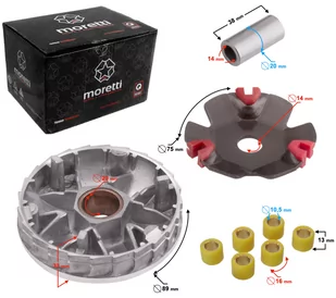 Wariator skuter 4T GY6 tuning - Części motocyklowe - miniaturka - grafika 1