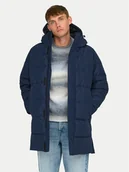 Kurtki męskie - Only & Sons Kurtka zimowa 22020156 Granatowy Regular Fit - miniaturka - grafika 1
