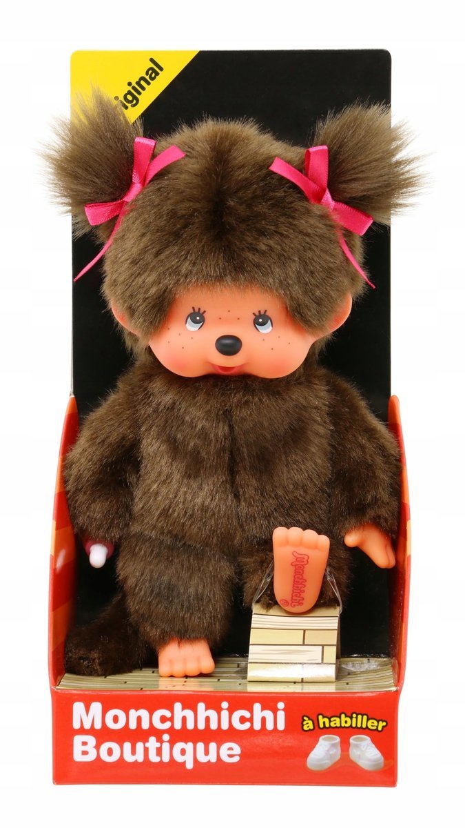 monchhichi the original girl pluszak 20cm maskotka figurka bandai plush