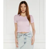 Koszulki i topy damskie - GUESS T-shirt | Slim Fit | stretch - miniaturka - grafika 1