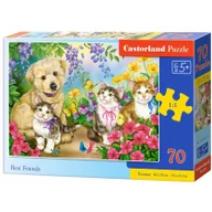 Puzzle - Castorland Puzzle 70 elementów. Najlepsi przyjaciele - miniaturka - grafika 1