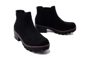 RIEKER 99284-00 Black, botki damskie - Rieker - Botki damskie - miniaturka - grafika 1