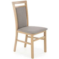 Krzesła - Klasyczne tapicerowane krzesło drewniane dąb sonoma W1-S86 - miniaturka - grafika 1