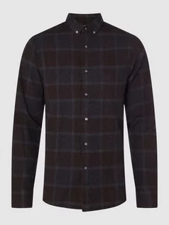 Koszule męskie - Koszula flanelowa o kroju casual slim fit z bawełny model ‘Asker’ - grafika 1