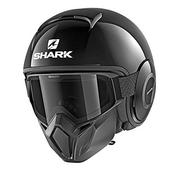 Kaski motocyklowe - SHARK, kask motocyklowy street drak BLK, M - miniaturka - grafika 1