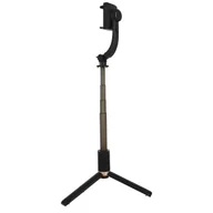 Selfie stick - 2 w 1 Stabilizator Smartphone Boom Pilot Bluetooth Seria Q08 Czarny - miniaturka - grafika 1