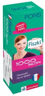 Pons Fiszki 1000 słów. Francuski na co dzień - LektorKlett - Książki do nauki języka francuskiego - miniaturka - grafika 1