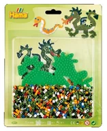 Prace ręczne dla dzieci - Hama, Zestaw 1100 koralików do prasowania Hama Midi, Smok, blister - miniaturka - grafika 1