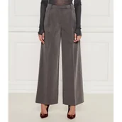 Spodnie damskie - Patrizia Pepe Spodnie | flare fit - miniaturka - grafika 1