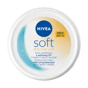 Kremy do twarzy - Nivea Soft Daily UV krem intensywnie nawilżający SPF15 100ml - miniaturka - grafika 1