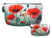 Kosmetyczki, organizery i kuferki - Kosmetyczka - kwiaty (CARMANI) - miniaturka - grafika 1