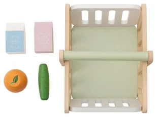 Lupilu Zestaw drewnianych akcesoriów do sklepu do zabawy Kosz na zakupy - Zabawy w naśladowanie dorosłych Lupilu Zestaw drewnianych akcesoriów do sklepu do zabawy Kosz na zakupy - Zabawy w naśladowanie dorosłych - miniaturka - grafika 1