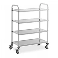 Wózki serwisowe - Wózek kelnerski - 4 półki - 73 x 38 x 3 cm - 144 kg - Royal Catering RCSW-113 - miniaturka - grafika 1