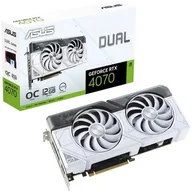 Karty graficzne - ASUS GeForce RTX 4070 12GB DUAL OC WHITE 90YV0IZ4-M0NA00 - miniaturka - grafika 1
