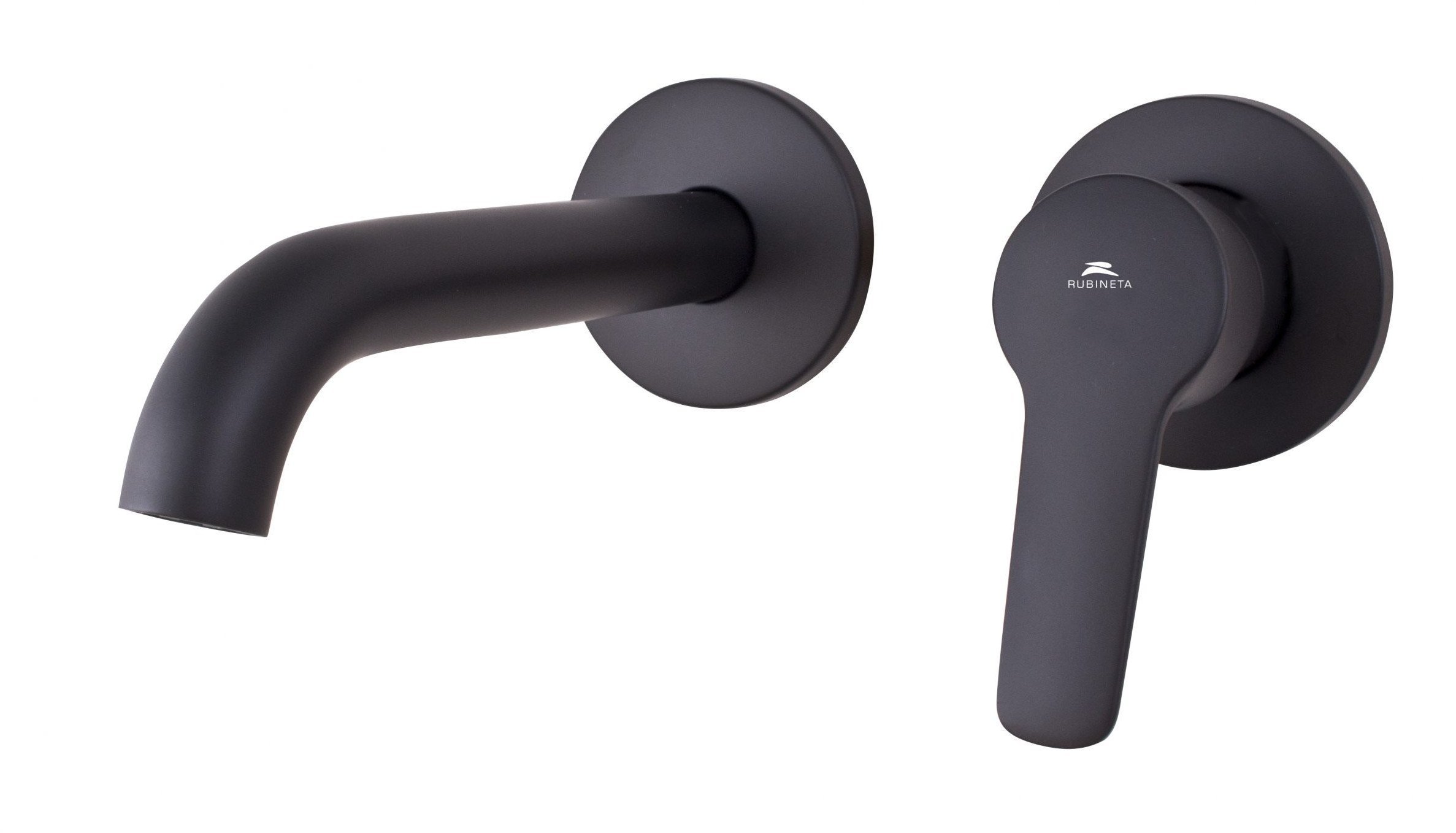 Concealed bath and washbasin faucet RUBINETA TORINO-1F, black