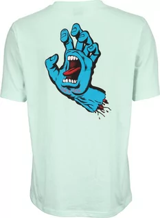 Koszulki i topy damskie - t-shirt damski SANTA CRUZ SCREAMING HAND CHEST TEE Pure Blue - grafika 1