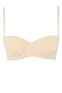 DeFacto Bralette koronkowy biustonosz damski - miękki i oddychający biustonosz (beżowy, 90/B), beżowy, 90B - Biustonosze - miniaturka - grafika 1
