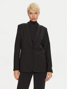 Calvin Klein Marynarka K20K207632 Czarny Slim Fit - Marynarki i żakiety damskie - miniaturka - grafika 1
