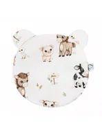 Kołdry i poduszki dla dzieci - Bonjour Cherie Poduszka bambusowa Miś 30/30 Farma - miniaturka - grafika 1