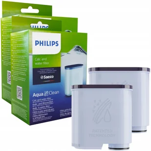 2 Szt. Filtr Saeco Aquaclean CA6903 Do Ekspres Philips Latte Go Oryginalne - Akcesoria i części AGD - miniaturka - grafika 1