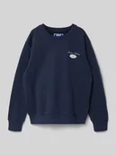 Swetry dla chłopców - Bluza z nadrukiem z logo model 'DOVER' - miniaturka - grafika 1