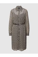 Sukienki - Sukienka koszulowa z wiskozy ze wzorem na całej powierzchni - Joop! - miniaturka - grafika 1